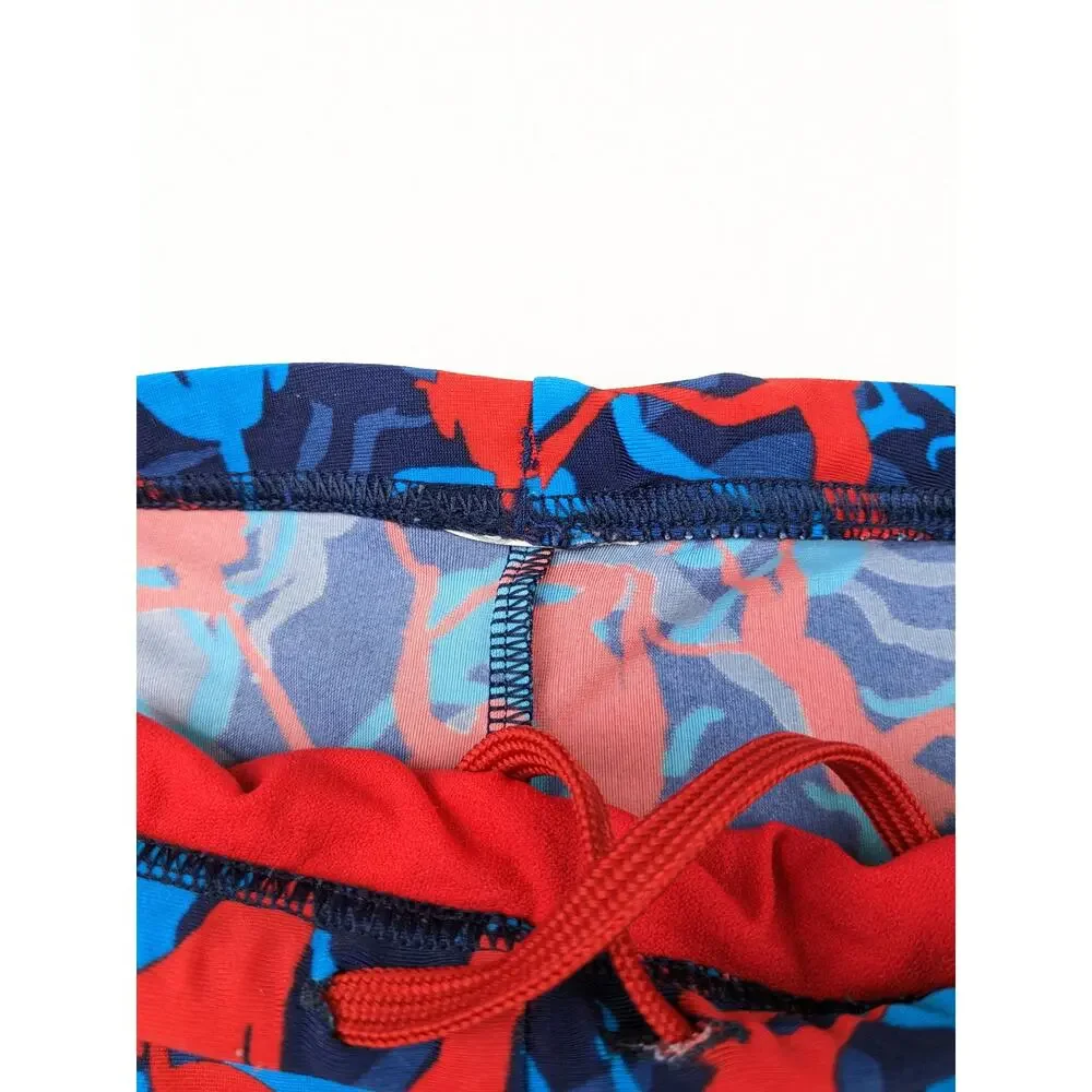 Nabaiji Red & Blue Monkey Euro Swim Shorts 18-24 Months